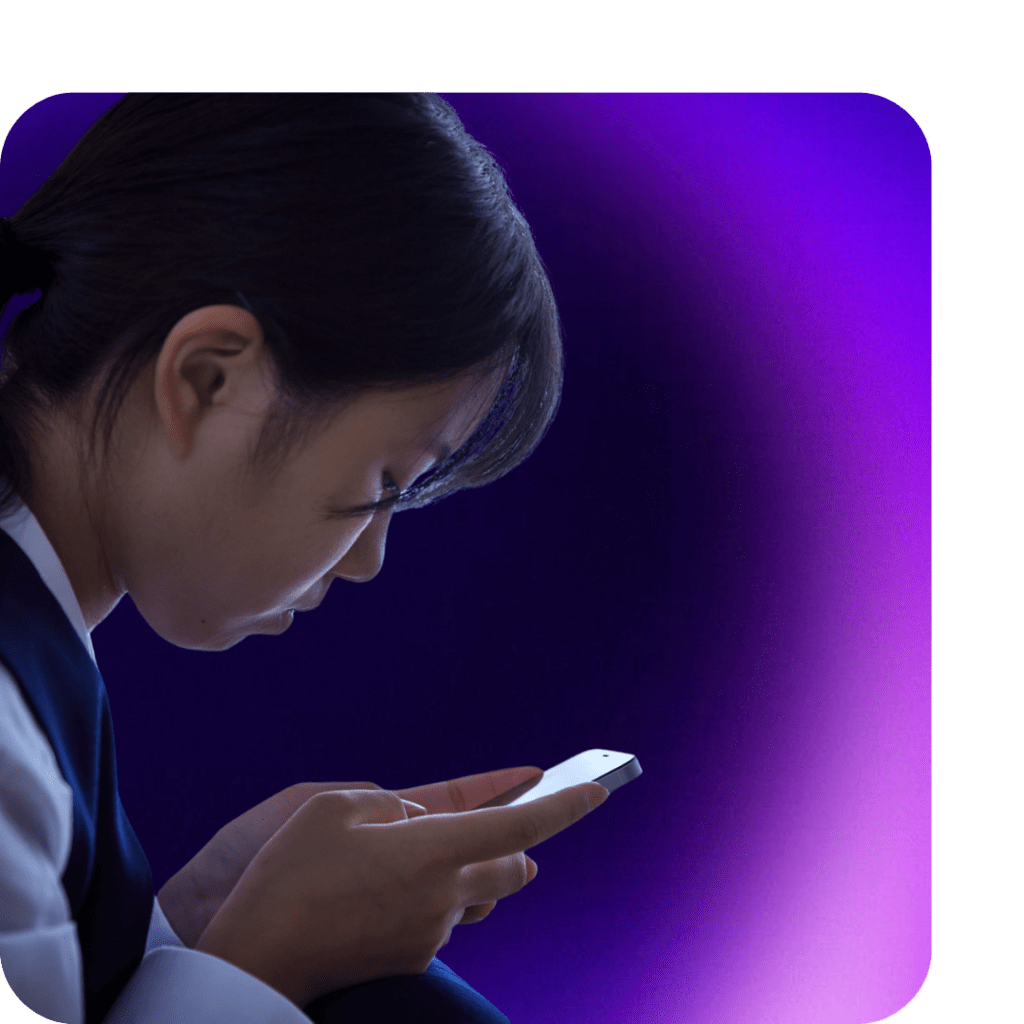 Girl with phone