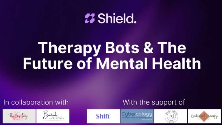 Shield AI therapy bots event w logos