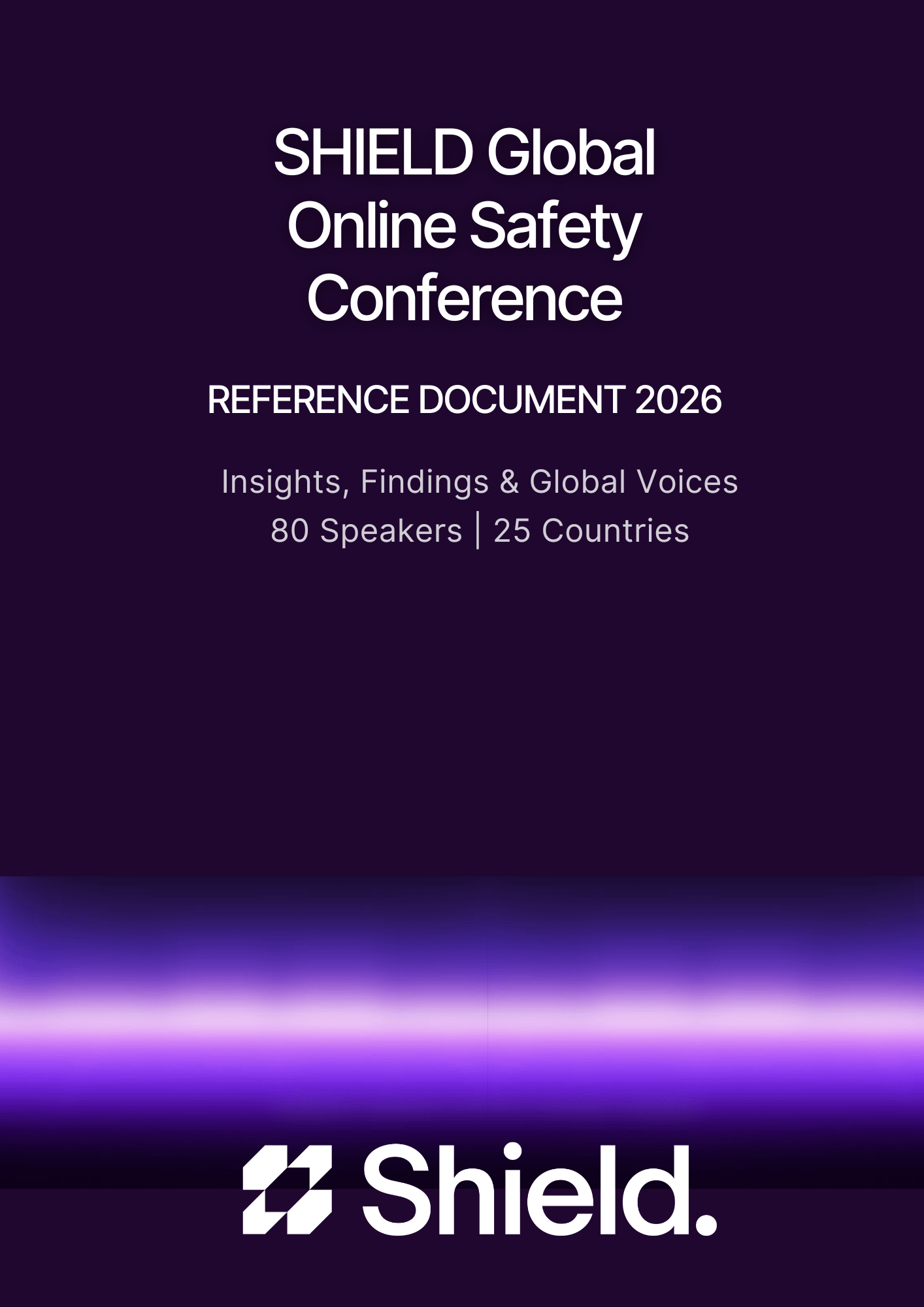 SHIELD Global Online Safety Conference Reference Document cover